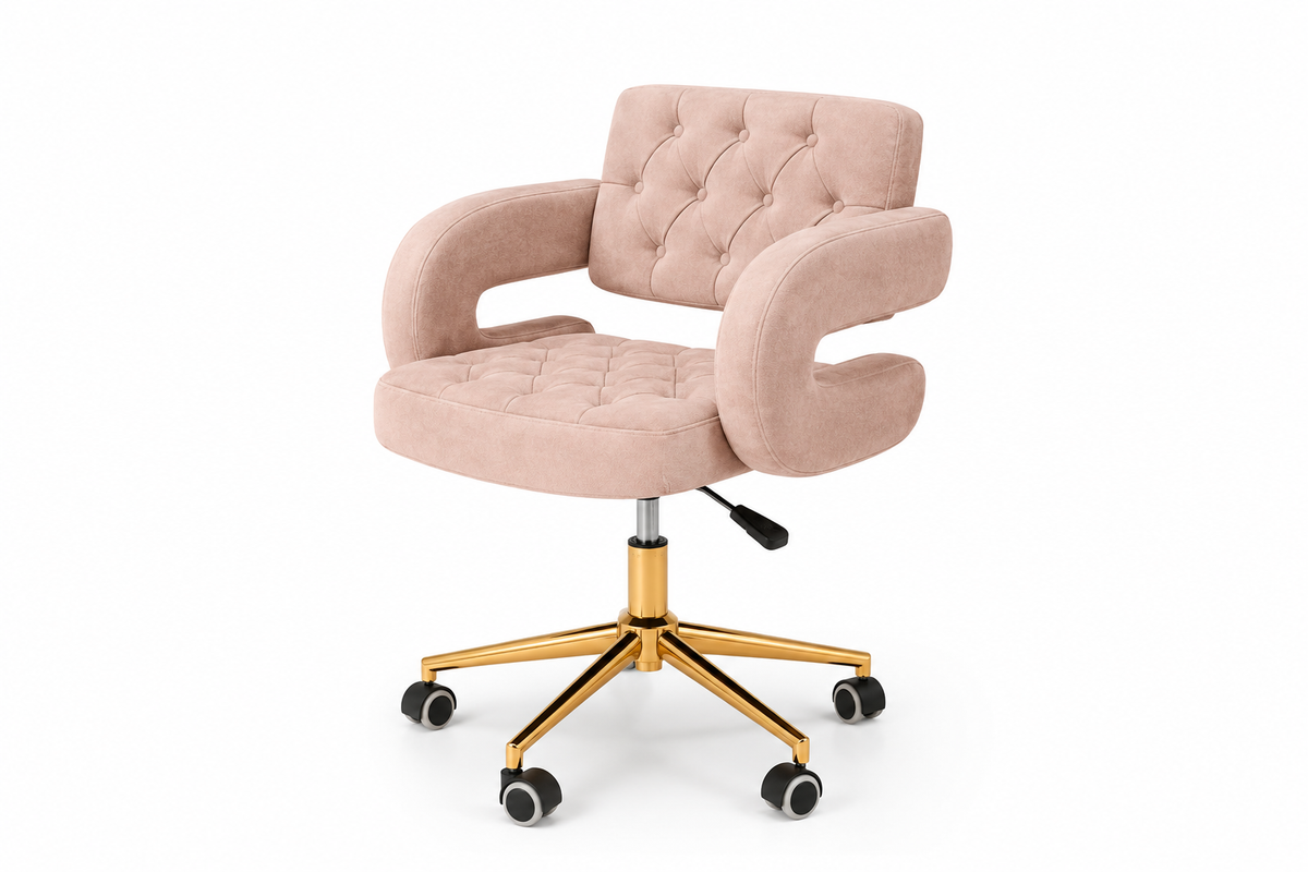 Chaise Professionnelle Velours GRIS XS-C41 - Photo héro