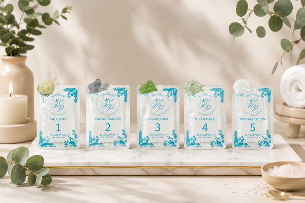 KIT PÉDICURE 5 EN 1 EUCALYPTUS Monde de l'Esthétique