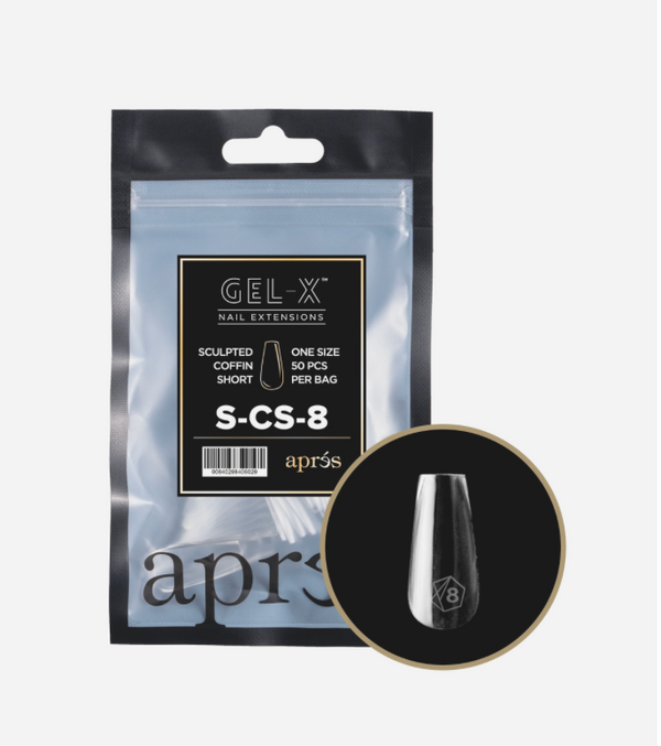 RECHARGE CAPSULE GEL X SHORT COFFIN — Taille 8