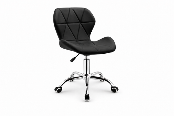 Chaise Professionnelle Manucure XS-A04 - Noire | Velours Premium Institut