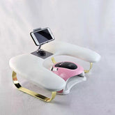 Repose main avec support téléphone