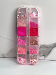 DECORATION PAILETTE EFFET SUCRE ROSE