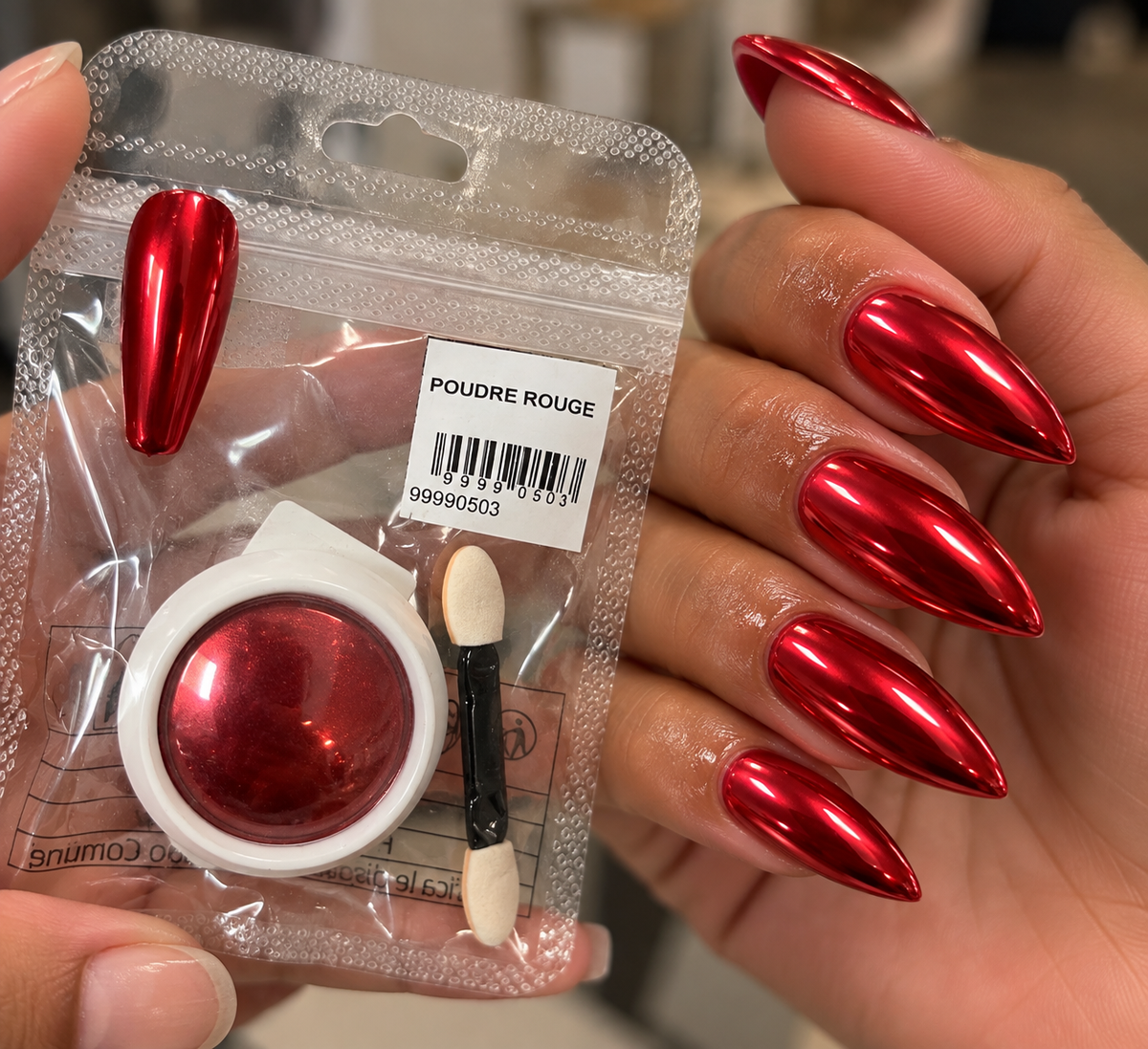 POUDRE ROUGE NAILS ART Le Monde de l'Esthétique
