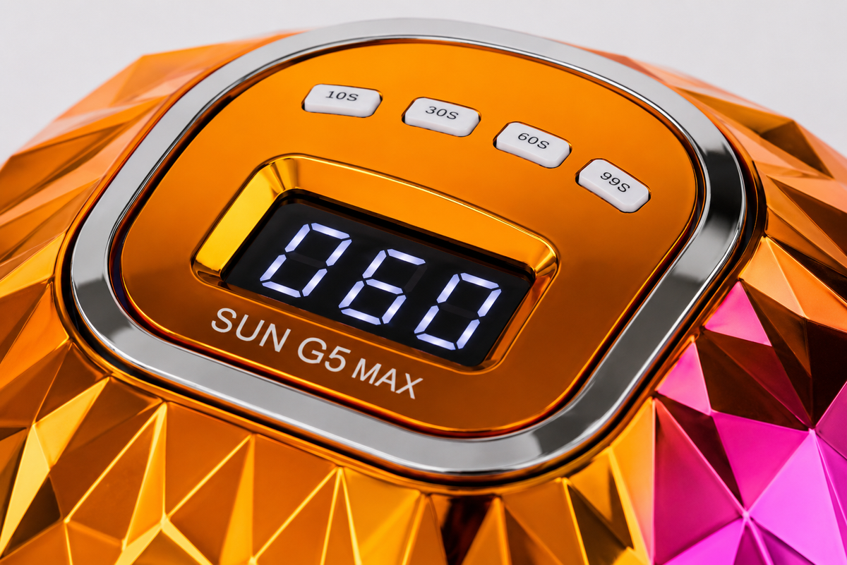 SUN G5 MAX Jaune Rose — écran et boutons