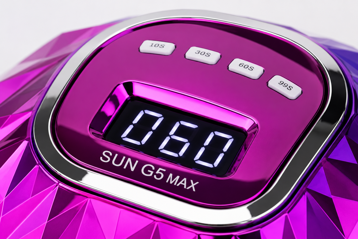 SUN G5 Violet Blue — écran et boutons | LMDE