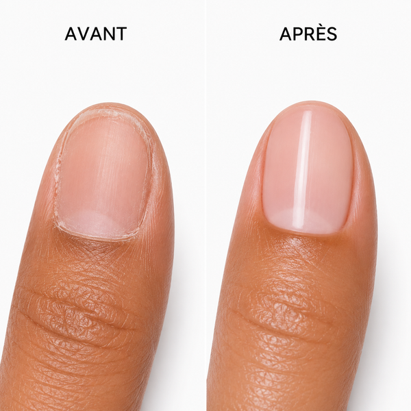 Avant / Après — tour d'ongle parfait