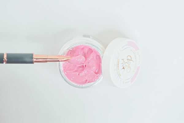 Builder gel Strong Pink — coffin rose