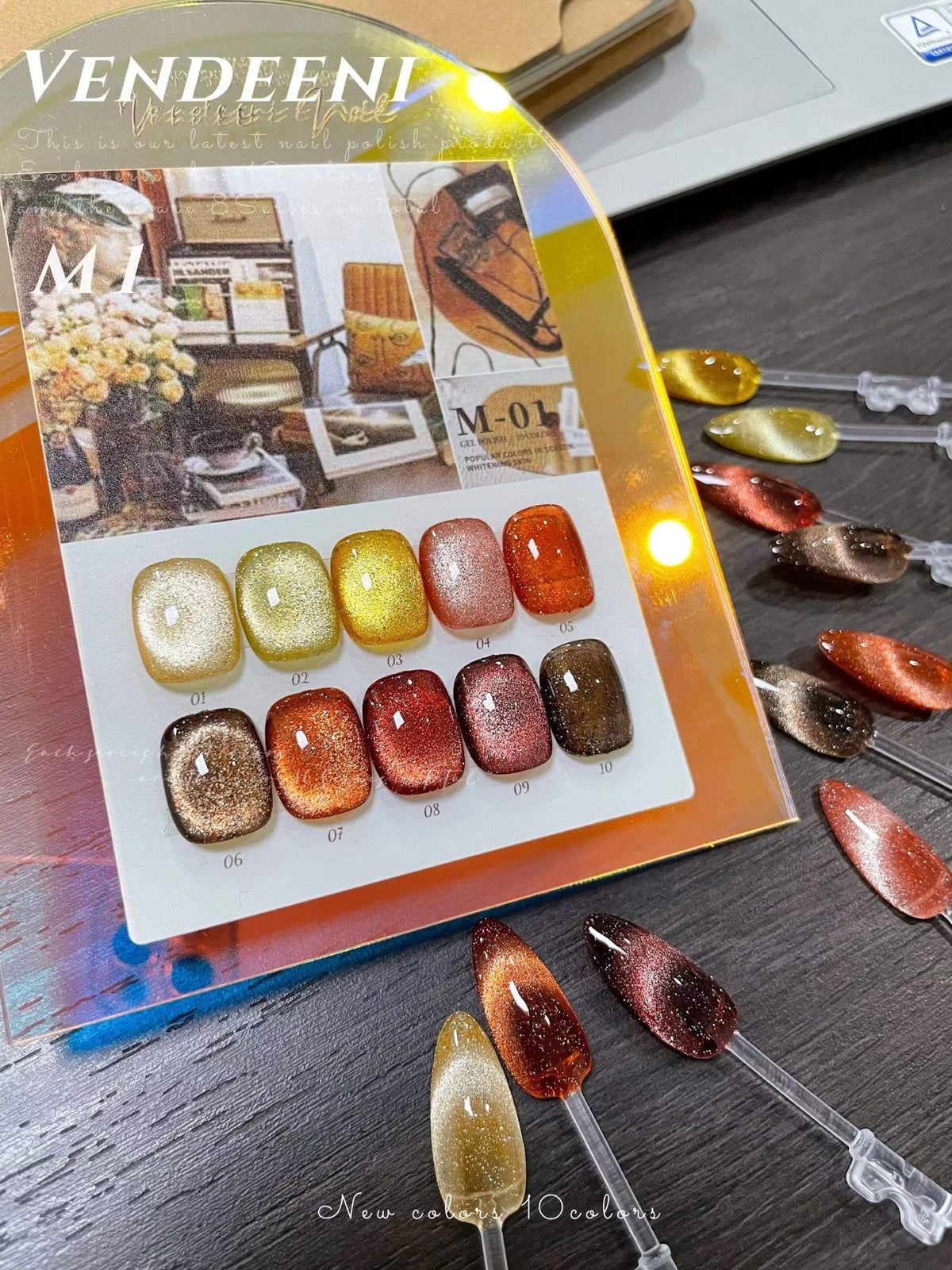 PALETTE VENDEENI M1 BOX DE 10 COULEURS ROYALPEDINIALS DISTRIBUTION