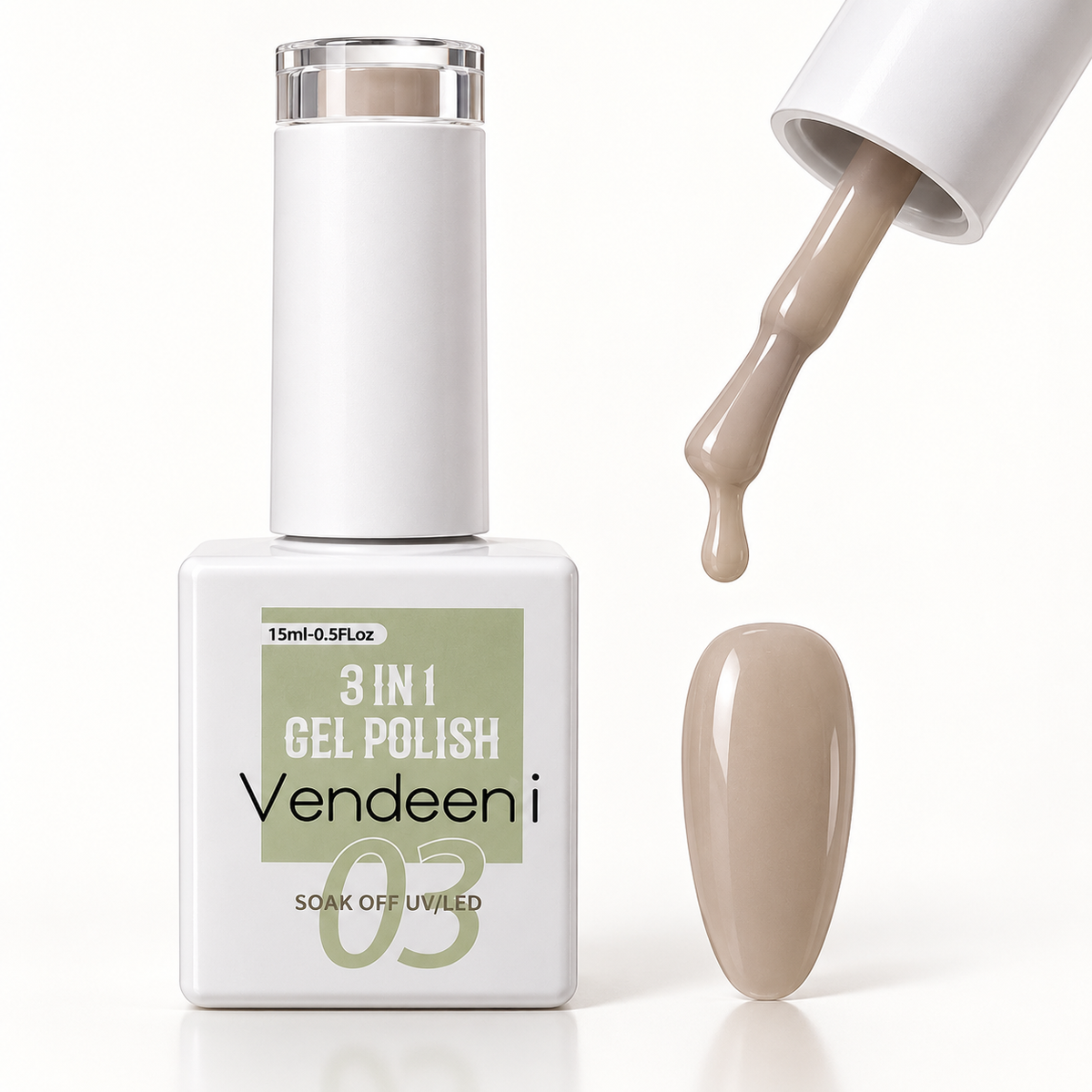 VENDEENI POLISH 3 IN 1  -  DE 36 COULEUR LE MONDE LESTHETIQUE