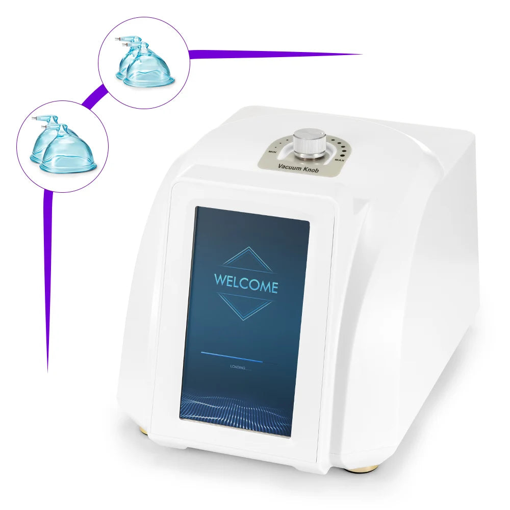 Vacuum Butt Lift Machine Strong Suction 73Kpa Larger Vacuum Cups for Beautysalon