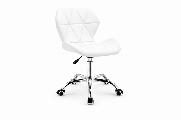 Chaise Professionnelle Manucure XS-A04 - Blanche | Velours Premium Institut