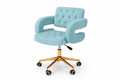 Chaise Professionnelle Velours Bleue – XS-C41