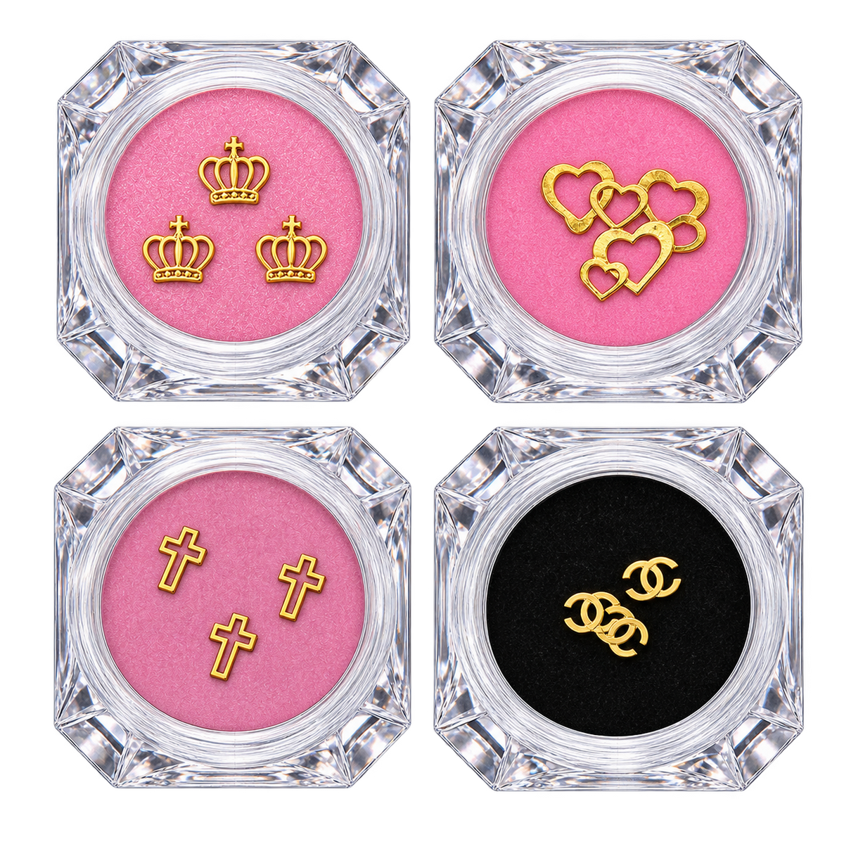 Strass dentaire dorés (lot de 3) Monde de l'Esthétique