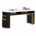 XS-04 TABLE DE MANUCURE DOUBLE — Noir