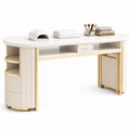 XS-04 TABLE DE MANUCURE DOUBLE — Gris