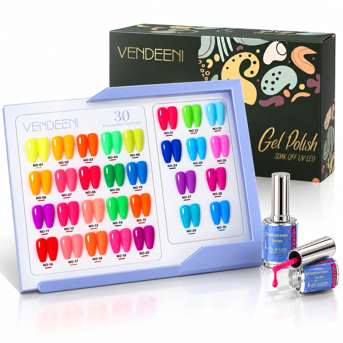 box 30 COULEURS FLUORESCENCE vendeeni