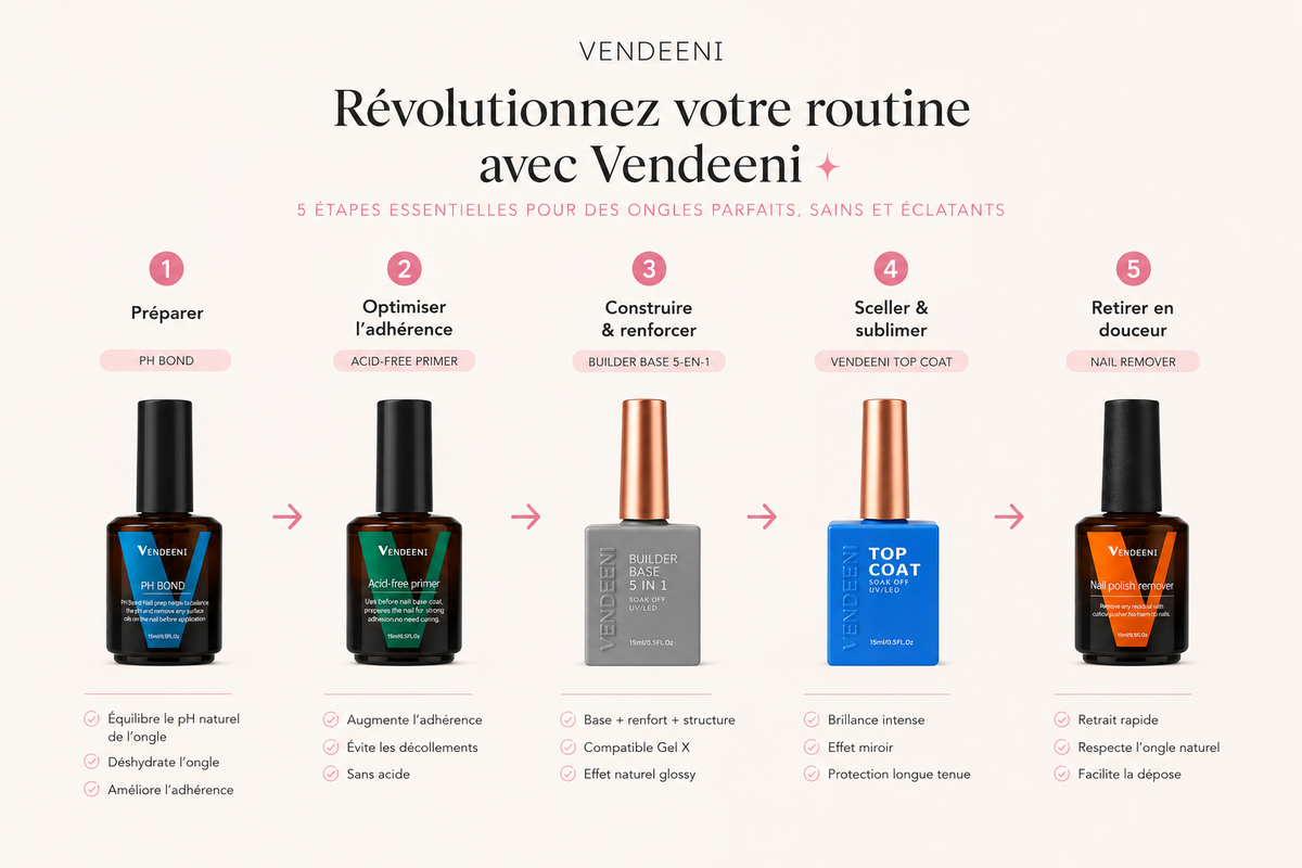KIT DÉBUTANT  GEL X RÉASSORT Monde de l'Esthétique