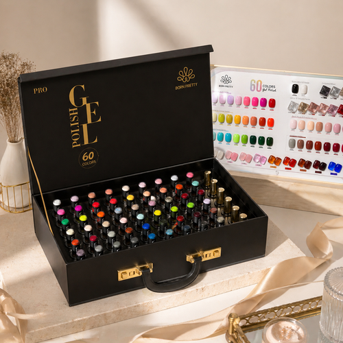 BOX VERNIS SEMIPERMANENTE 60 COULEURS LE MONDE LESTHETIQUE