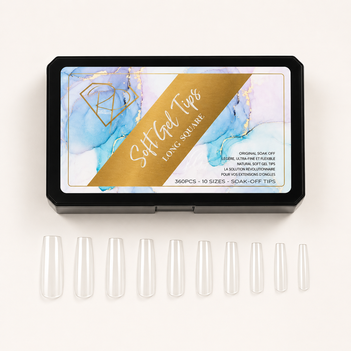 Capsules Gel X Royal — Square Long | 360 pcs Le Monde de l'Esthétique