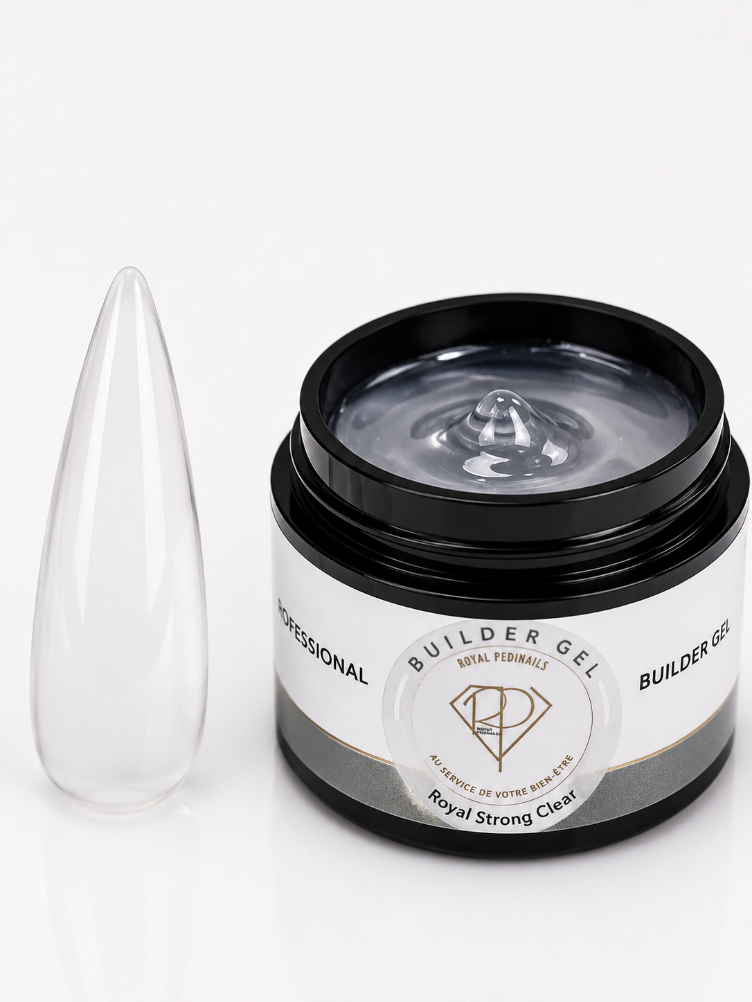 BUILDER GEL – Royal Strong Clear – Haute viscosité ROYALPEDINIALS DISTRIBUTION