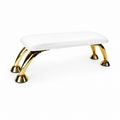 Repose-Bras Professionnel — Blanc & Or | Confort Cliente Institut Premium