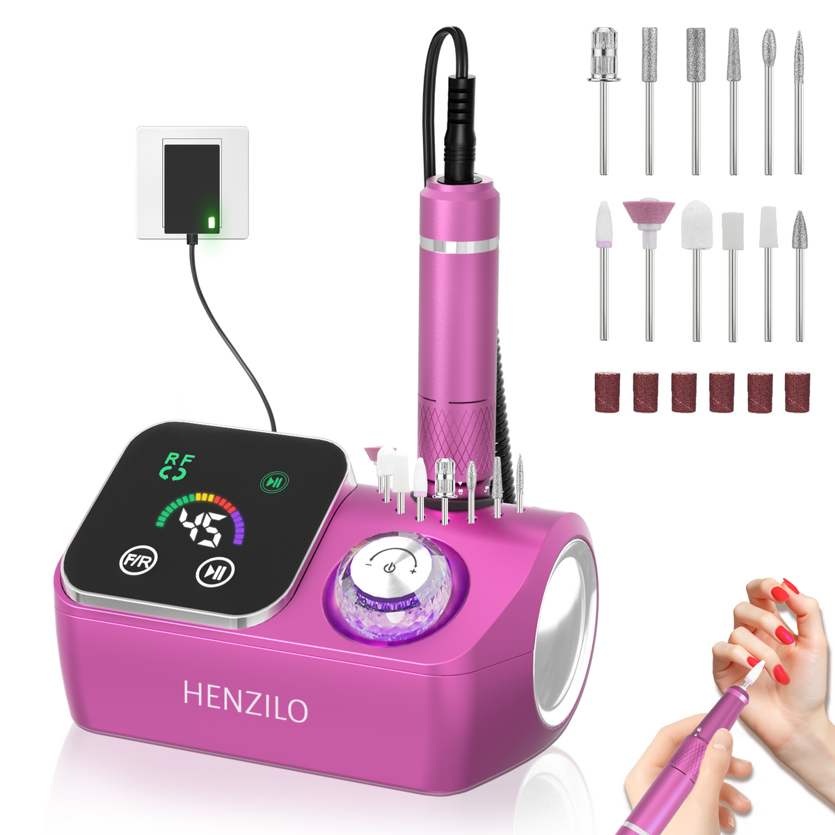 [MACHINE-PONCEUSE] Ponceuse Rose Nail Drill 818