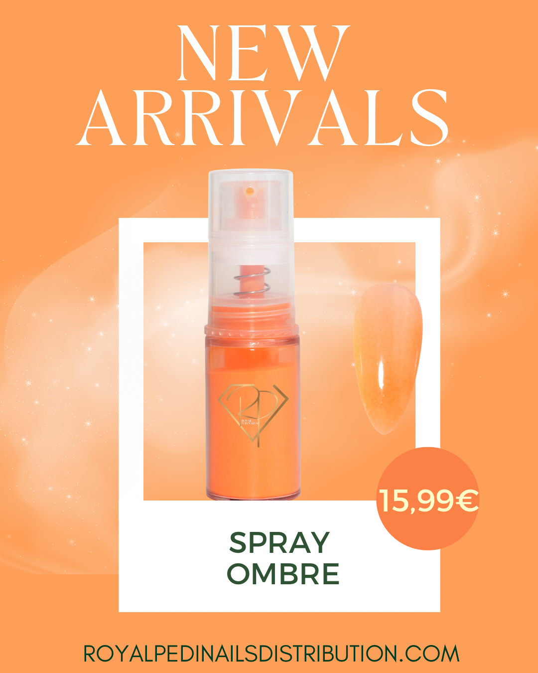 SPRAY OMBRE COULEURS ROYALPEDINIALS DISTRIBUTION