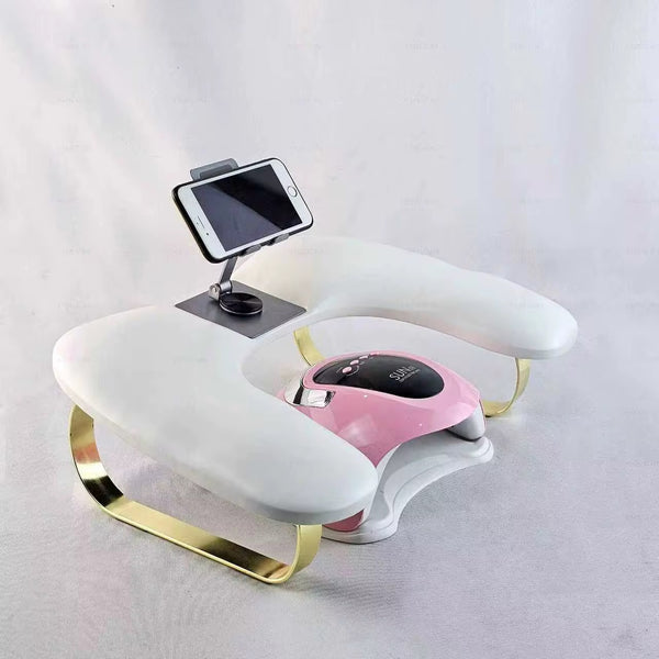 Repose main avec support téléphone