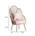 CHAISE FLEURE ALLIAGE