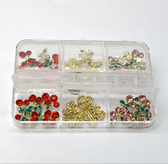 DECORATION CERISES ROUGE, ROSE, DOLAR