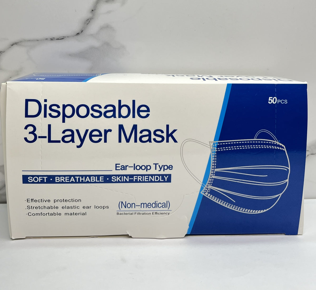 MASQUE JETABLE 50pcs