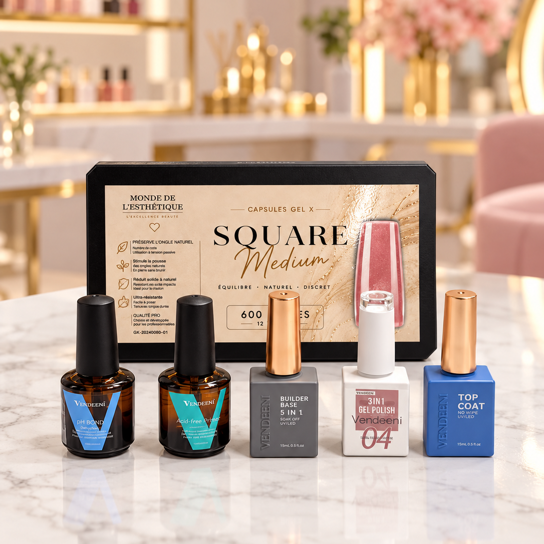 KIT DÉBUTANT GEL X RÉASSORT Monde de l'Esthétique