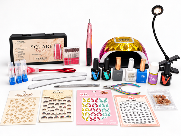 KIT DÉBUTANT GEL X COMPLET (MAISON) — Formation Vidéo 2H + Certificat Inclus