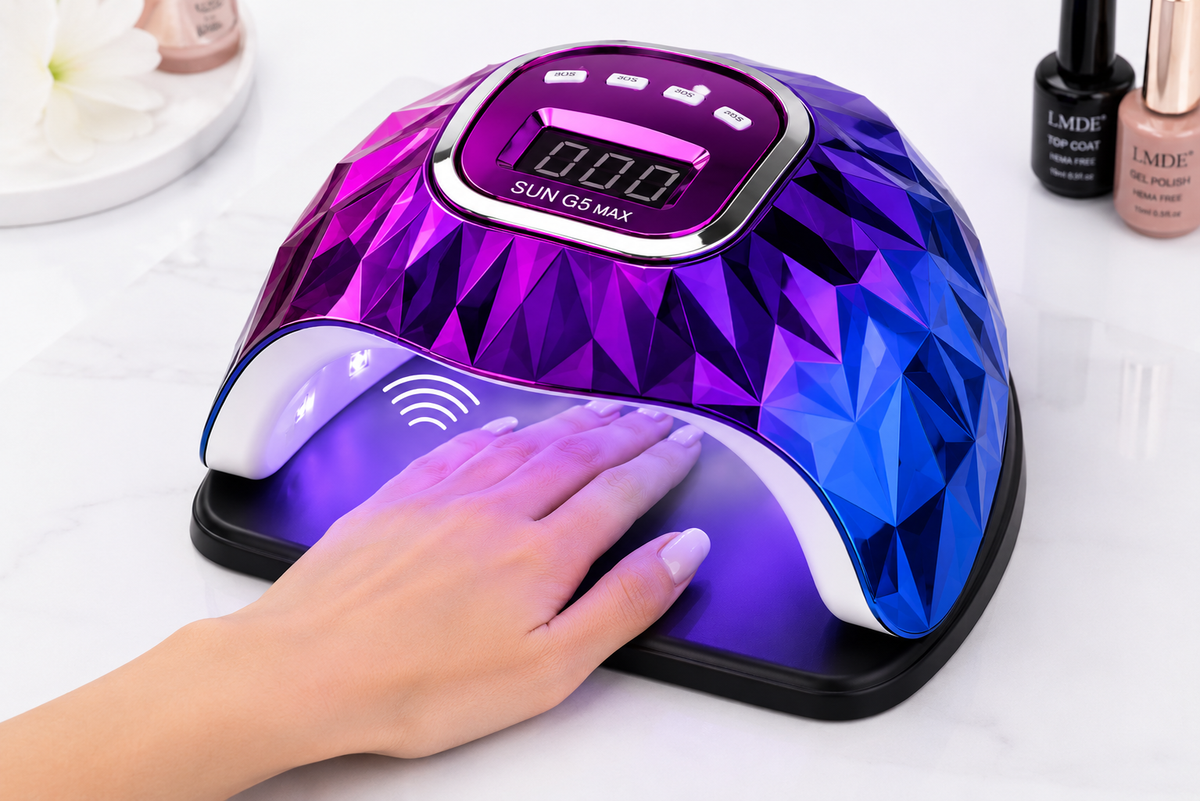 SUN G5 Violet Blue — main en catalyse | LMDE
