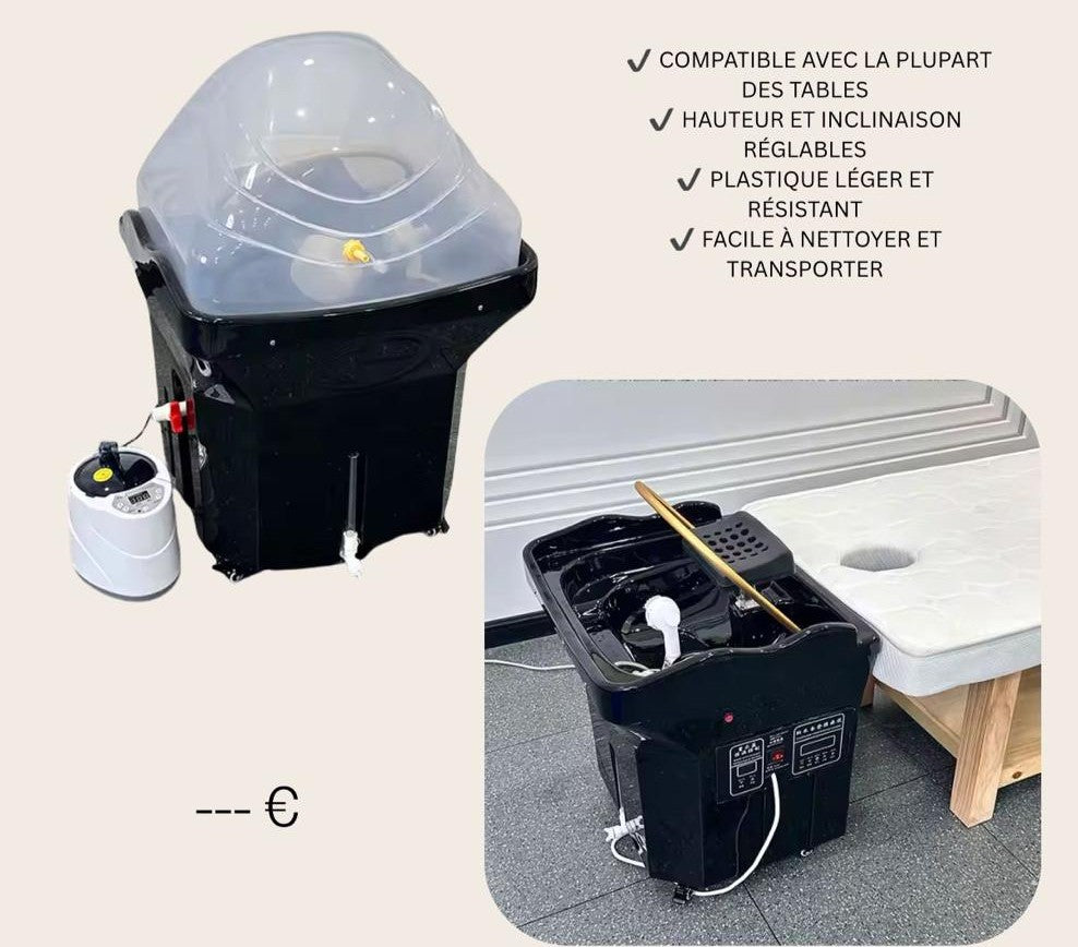 HEAD SPA SHAMPOO BASSIN +60 LITER WATER TANK LE MONDE LESTHETIQUE