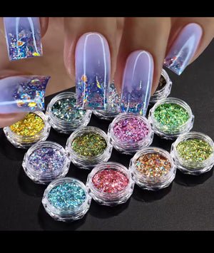 LOT DE PAILLETTES CARNAVAL - COULEUR
