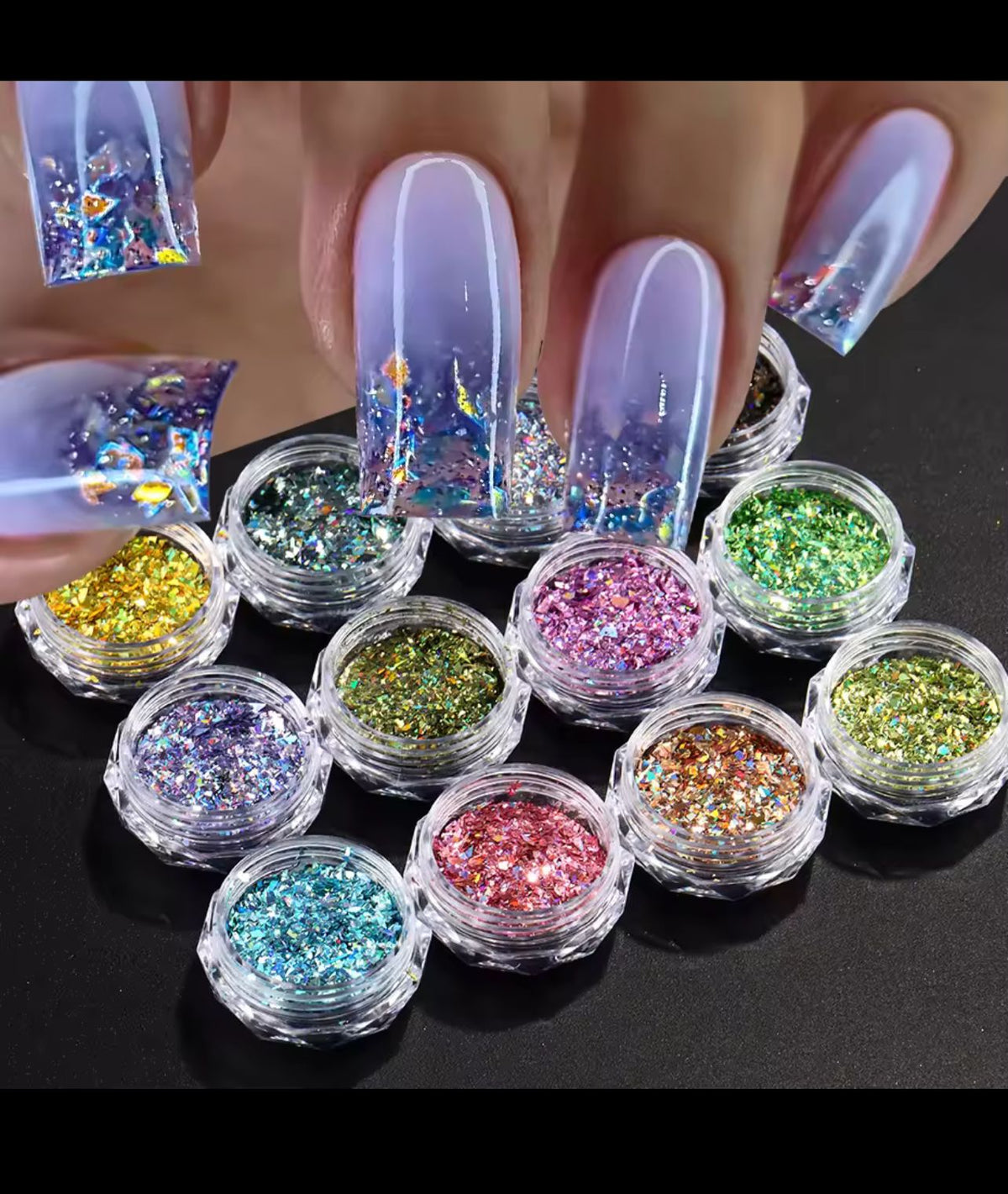 LOT DE PAILLETTE CARNAVALE  - COULEUR