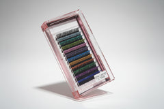 EXTENSION CILS A CILS COLORIE AVEC PAILLETTES