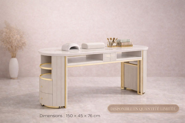 XS-04 TABLE DE MANUCURE DOUBLE