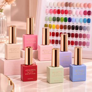 VENDEENI Vernis Gel Semi-Permanent UV/LED 15 ml – 60 Couleurs