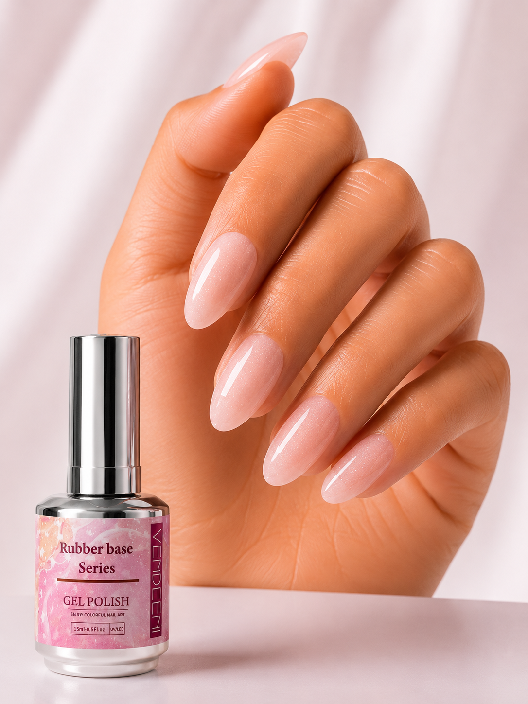 RUBBER BASE N27 – Nude Crystal LE MONDE LESTHETIQUE