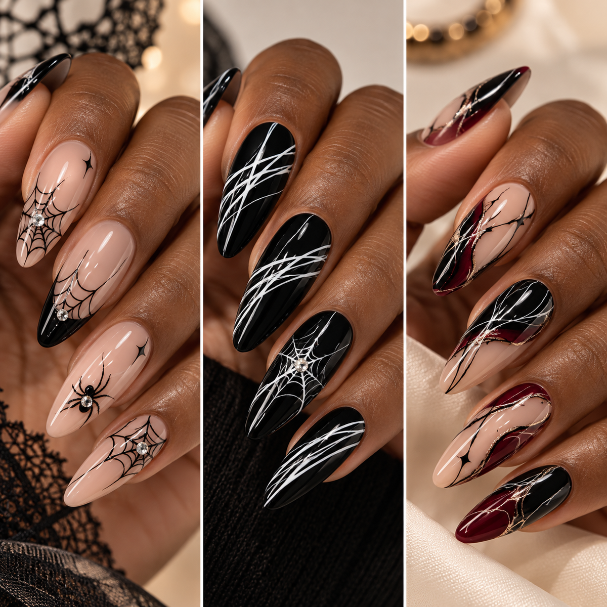 Spider Gel VENDEENI 10 g – Gel Nail Art Filament Noir & Blanc LE MONDE LESTHETIQUE