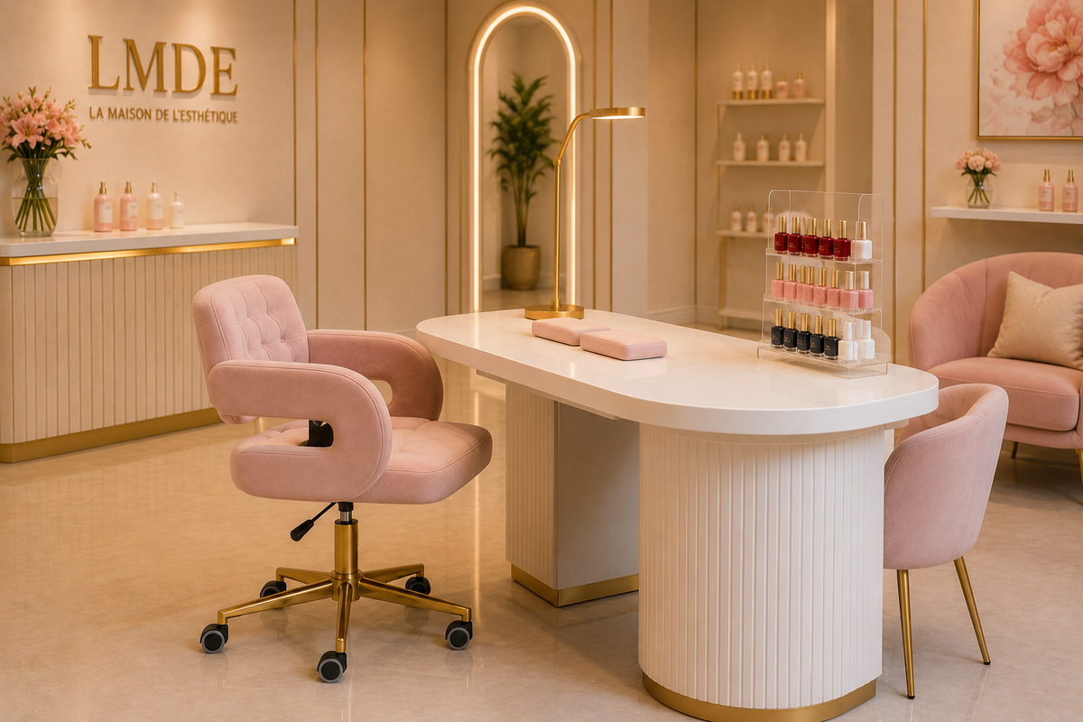 La XS-C41 est disponible en 7 coloris (Gris, Rose, Bleu clair, Marron, Blanc, Jaune, Noir) pour s'adapter à tous les univers : cabine médicale, salon chic, institut premium.