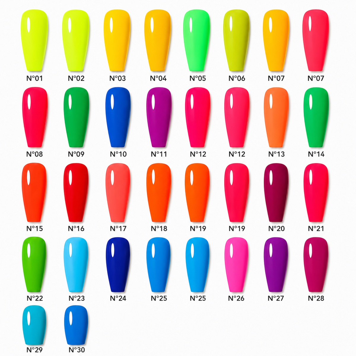 box 30 COULEURS FLUORESCENCE vendeeni