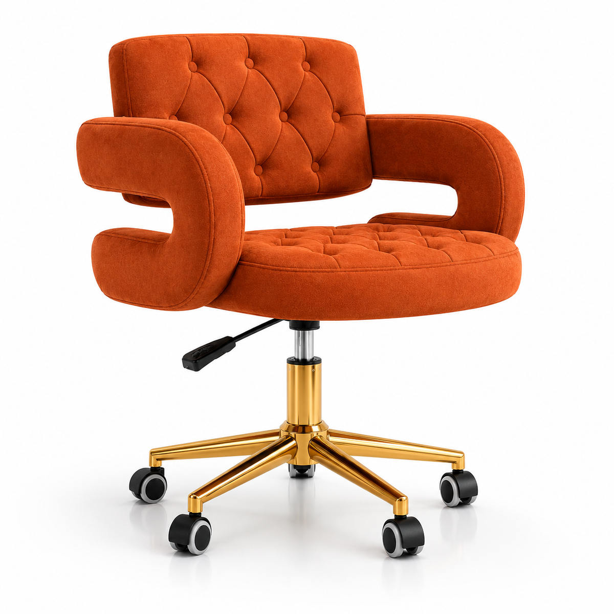 Chaise Professionnelle Velours MARRON XS-C41 - Photo héro