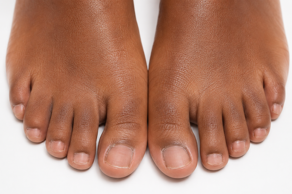 Avant le soin — pieds à traiter