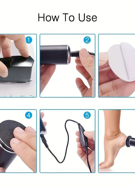 Éliminateur de Callosités Électrique pour Pieds