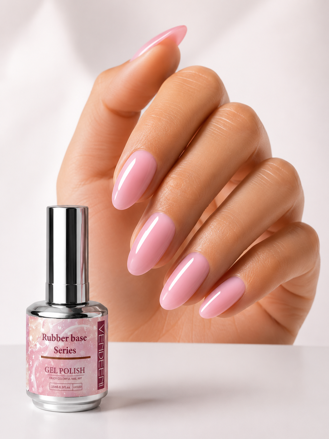 RUBBER BASE N14 – Rose Élégance LE MONDE LESTHETIQUE