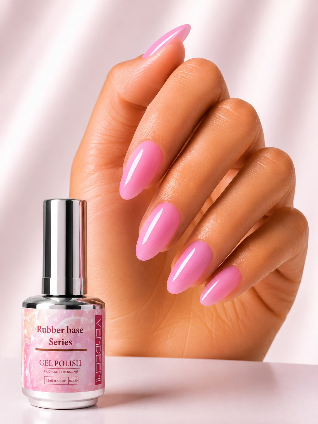 RUBBER BASE N8 – Rose Dragée LE MONDE LESTHETIQUE