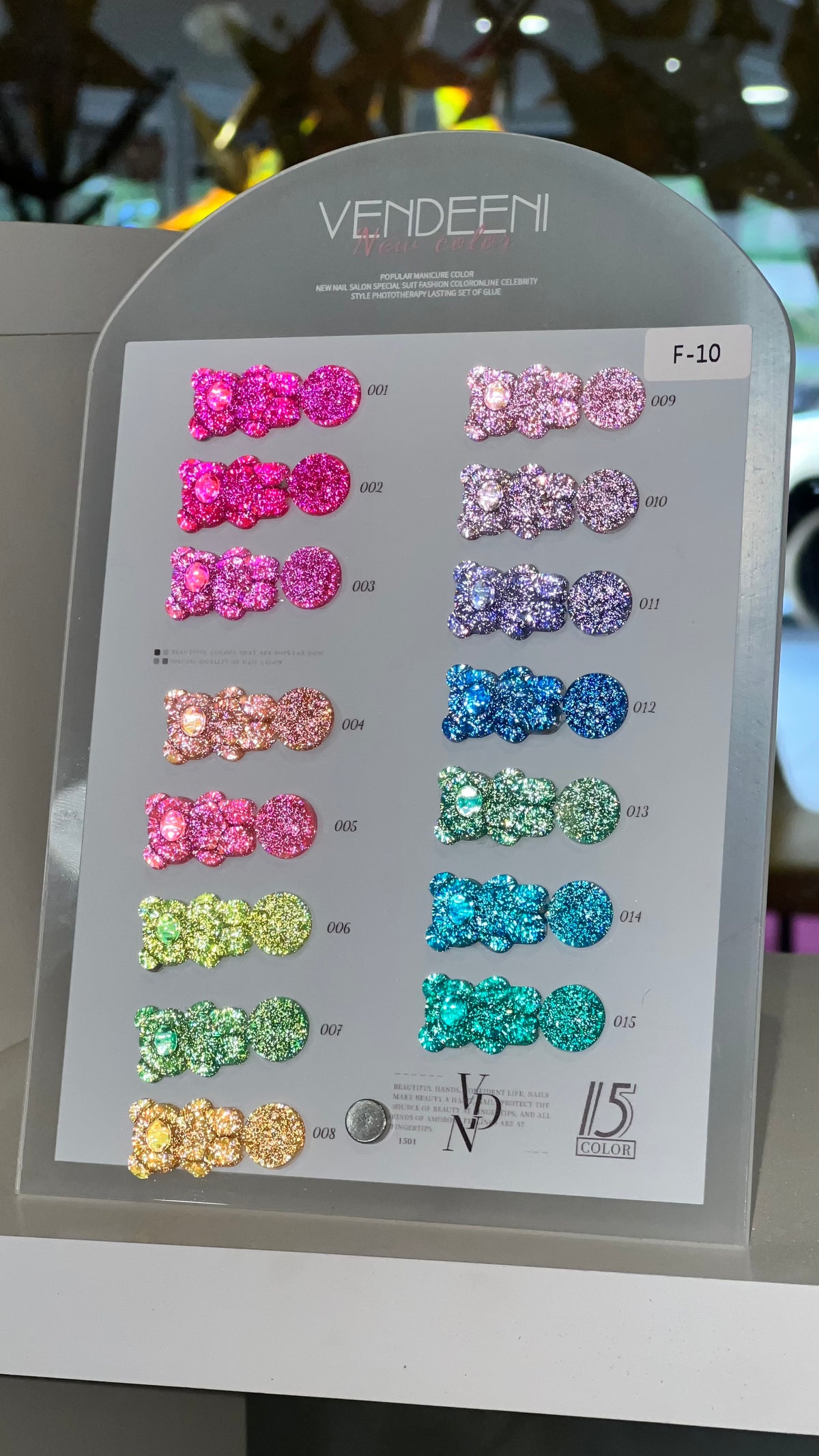 VENDEENI F10  BOX DE 15 COULEUR VENDEENI F10